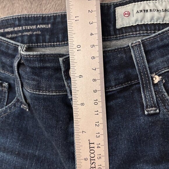 AG Adriano Goldschmied Jeans Women’s Size 26 High-Rise Stevie Ankle Straight - Picture 4 of 11